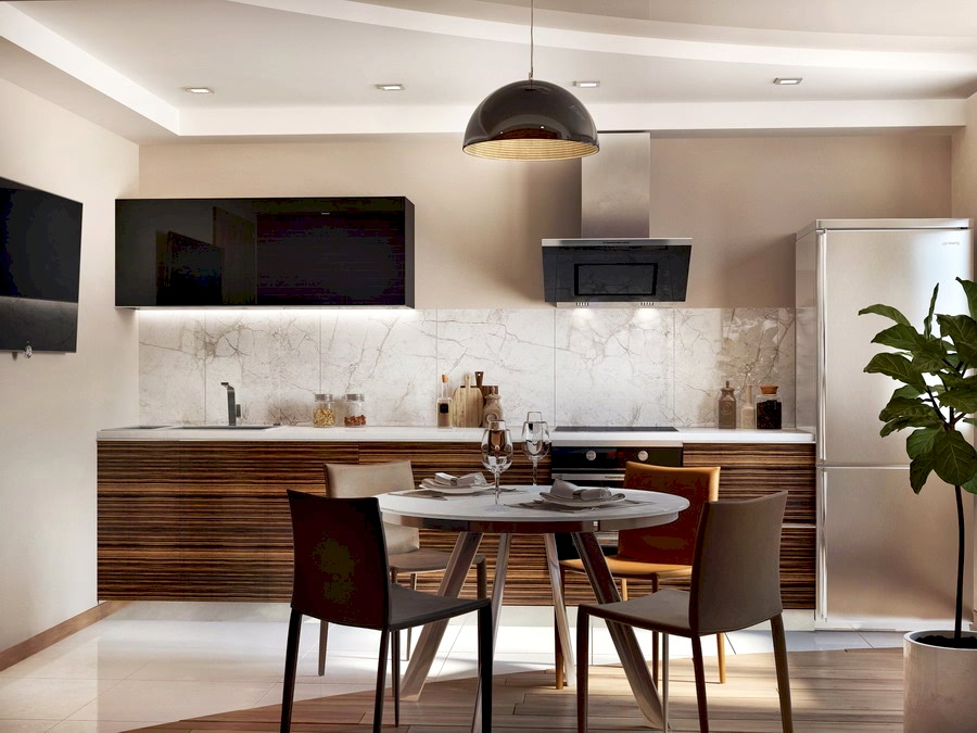 Дизайн интерьера кухни